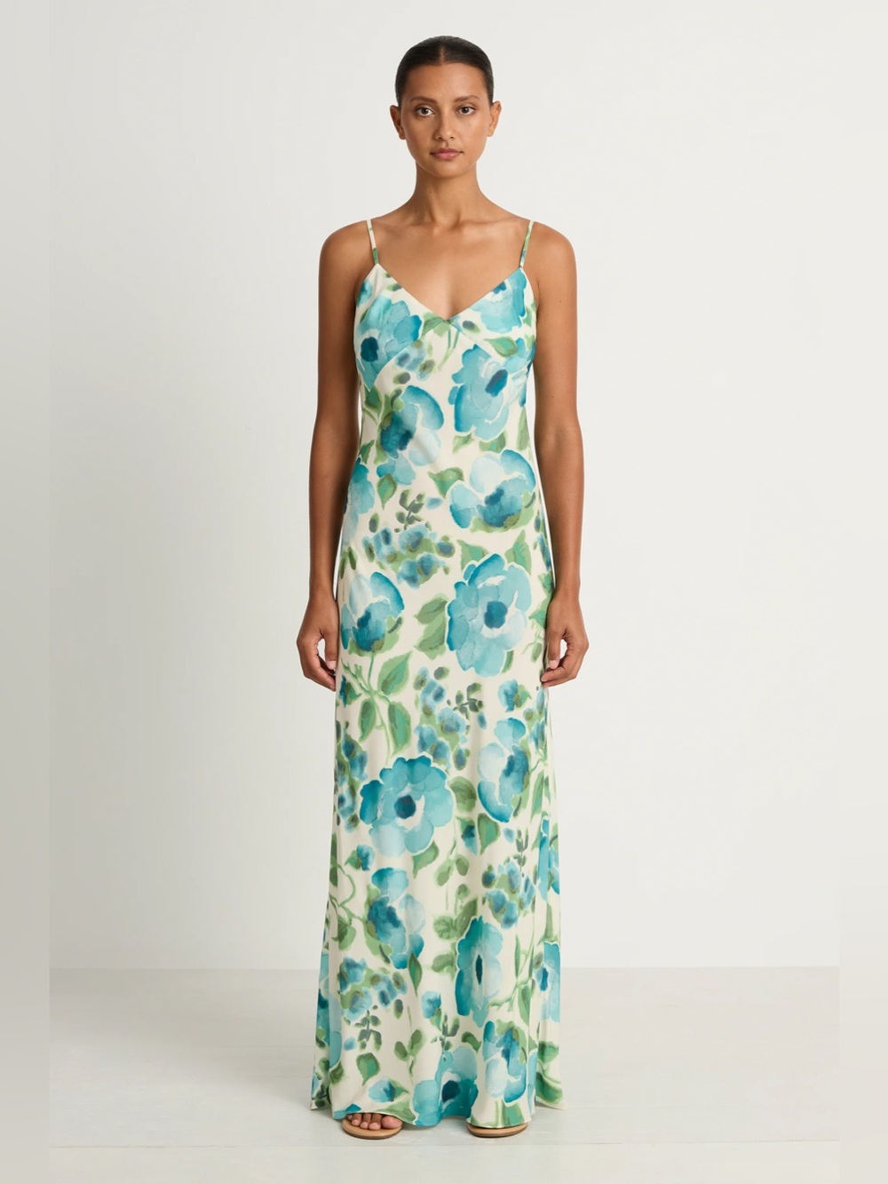 Peony Isles Slip Maxi Dress